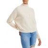 Discount 🔥 AQUA Novelty Stitch Cashmere Mock Neck Sweater - 100% Exclusive Hyacinth 🔔