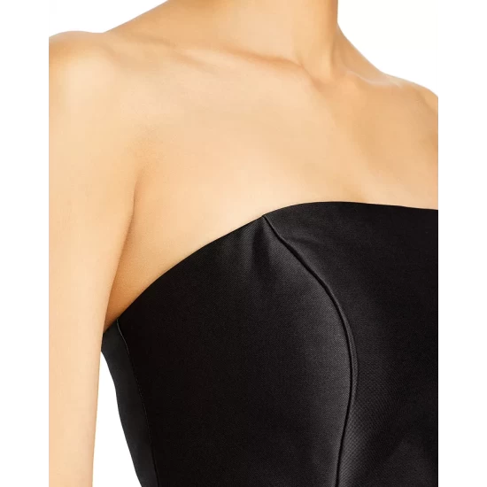 Cheapest โจ AQUA Mikado Strapless Midi Gown - 100% Exclusive Black ๐ฅ - Image 2