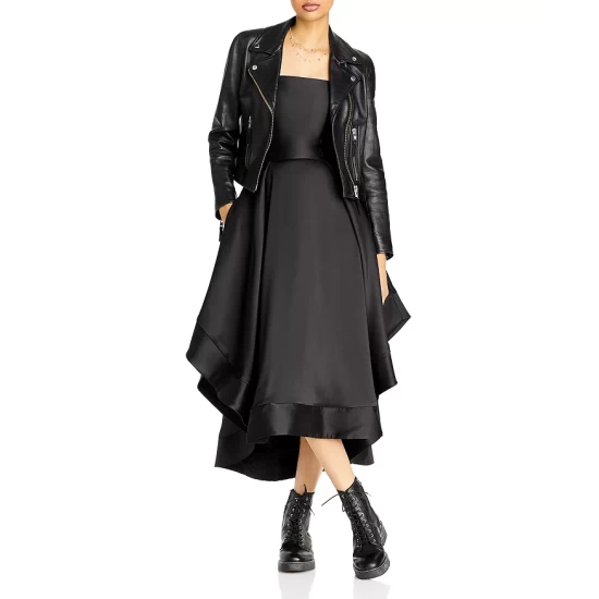 Cheapest โจ AQUA Mikado Strapless Midi Gown - 100% Exclusive Black ๐ฅ - Image 3