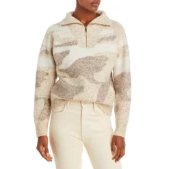 Best Sale ⌛ AQUA Camo Pattern Knit Sweater - 100% Exclusive Beach Mix Camo 😍