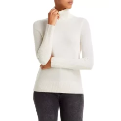 New 🥰 AQUA Cashmere Turtleneck Sweater - 100% Exclusive Black 🔔