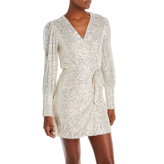 Best reviews of ๐ AQUA Sequin Mini ๐ Dress - 100% Exclusive Silver โจ