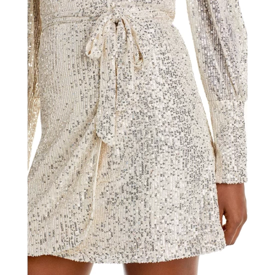 Best reviews of ๐ AQUA Sequin Mini ๐ Dress - 100% Exclusive Silver โจ - Image 7